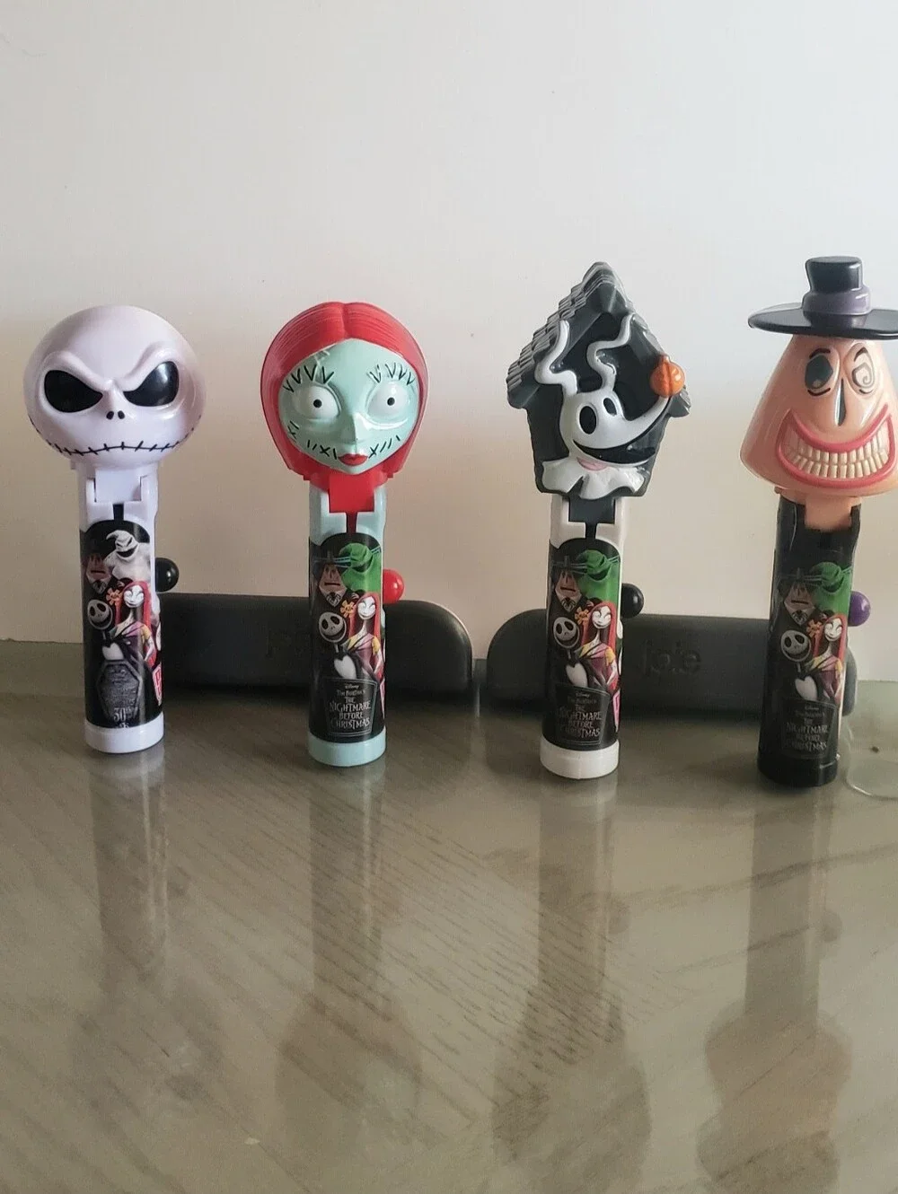 NWOT The Nightmare Before Christmas Pop Ups Dispenser 4pc